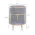 Willersley Blue Small Round Bedside
